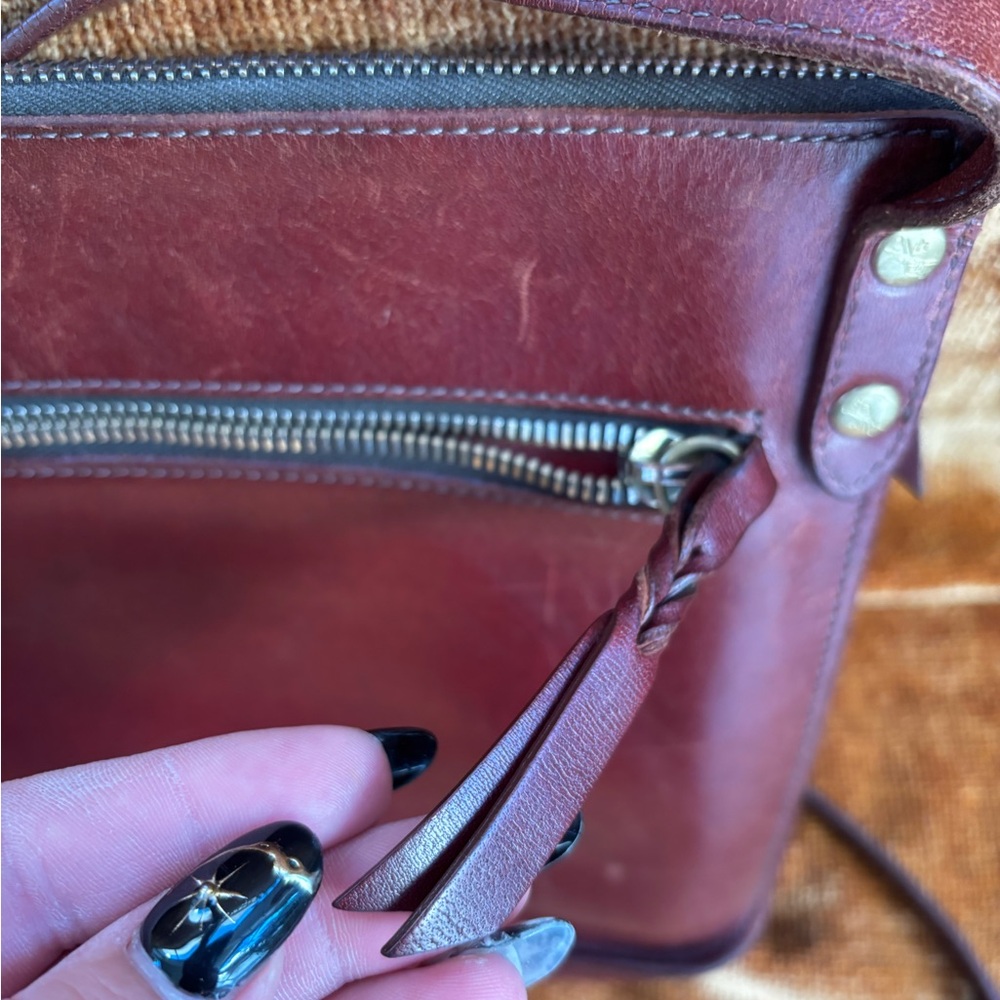 Vintage Il Bisonte Leather Crossbody Bag - Picture 2 of 10